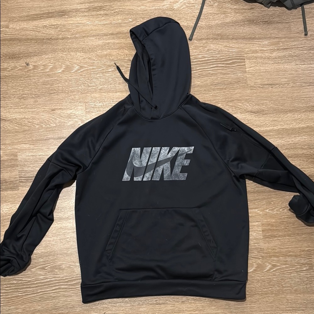 Nike Men's Black Thermal Hoodie